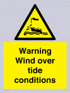 WL7497: Warning Wind over tide conditions