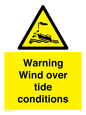 WL7497: Warning Wind over tide conditions