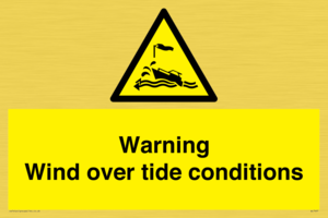 WL7497: Warning Wind over tide conditions