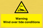 WL7497: Warning Wind over tide conditions