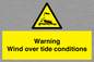 WL7497: Warning Wind over tide conditions
