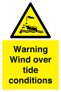WL7497: Warning Wind over tide conditions