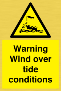 WL7497: Warning Wind over tide conditions