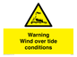 WL7497: Warning Wind over tide conditions
