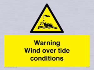 WL7497: Warning Wind over tide conditions