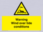 WL7497: Warning Wind over tide conditions
