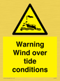 WL7497: Warning Wind over tide conditions