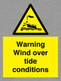 WL7497: Warning Wind over tide conditions