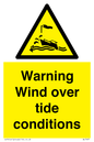 WL7497: Warning Wind over tide conditions