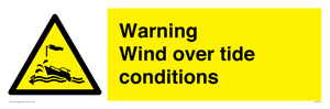 WL7497: Warning Wind over tide conditions