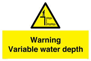 WL7498: Warning Variable water depth