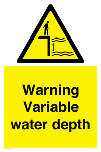 WL7498: Warning Variable water depth