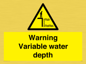 WL7498: Warning Variable water depth