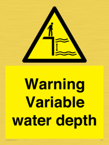 WL7498: Warning Variable water depth