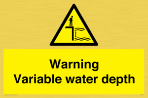 WL7498: Warning Variable water depth
