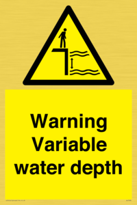 WL7498: Warning Variable water depth