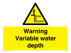 WL7498: Warning Variable water depth