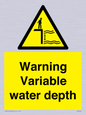 WL7498: Warning Variable water depth