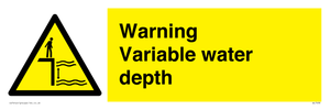 WL7498: Warning Variable water depth