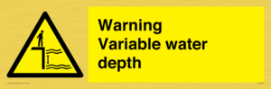 WL7498: Warning Variable water depth