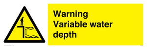 WL7498: Warning Variable water depth