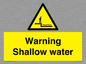 WL7500: Warning Shallow water