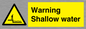 WL7500: Warning Shallow water
