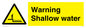 WL7500: Warning Shallow water