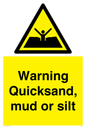 WL7501: Warning Quick, sand mud or silt