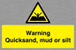 WL7501: Warning Quick, sand mud or silt