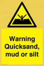 WL7501: Warning Quick, sand mud or silt