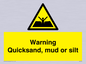 WL7501: Warning Quick, sand mud or silt