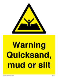 WL7501: Warning Quick, sand mud or silt