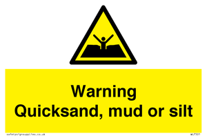 WL7501: Warning Quick, sand mud or silt