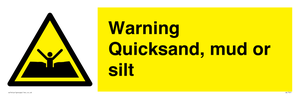 WL7501: Warning Quick, sand mud or silt