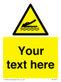 WL7507: Custom Warning crocodiles, alligators or cayman