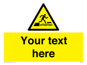 WL7508: Custom Warning falling into water when stepping on or off a floating surface