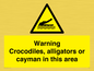 WL7511: Warning crocodiles, alligators or cayman in this area