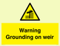 WL7814: Warning Grounding on weir