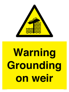 WL7814: Warning Grounding on weir