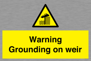 WL7814: Warning Grounding on weir