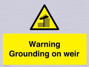 WL7814: Warning Grounding on weir