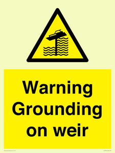 WL7814: Warning Grounding on weir