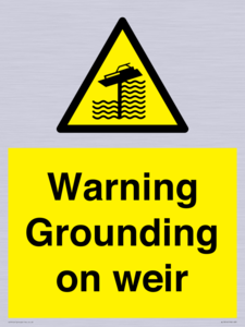 WL7814: Warning Grounding on weir