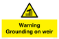 WL7814: Warning Grounding on weir