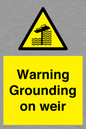 WL7814: Warning Grounding on weir