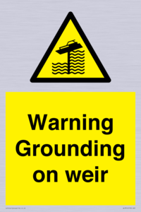 WL7814: Warning Grounding on weir