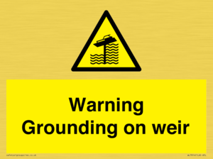 WL7814: Warning Grounding on weir