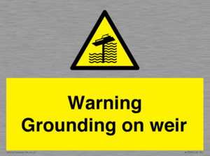 WL7814: Warning Grounding on weir