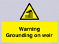 WL7814: Warning Grounding on weir